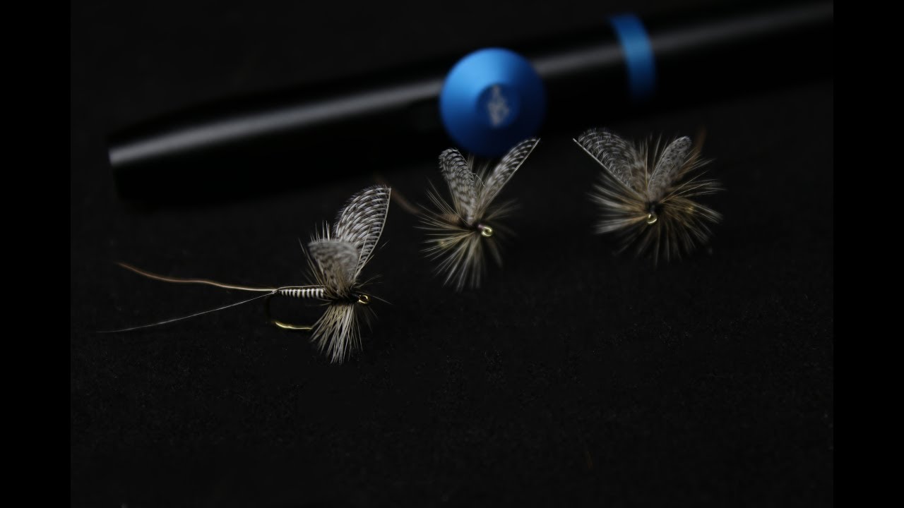 Moose hair and wally wing (dry fly ) YouTube