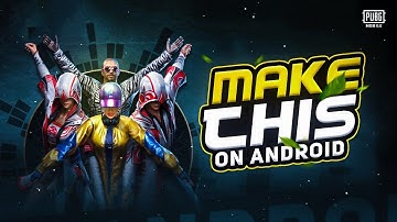 [TUTORIAL] How To Make Pubg Season 18 Thumbnail On Android | Pubg Thumbnail Tutorial | Kailon