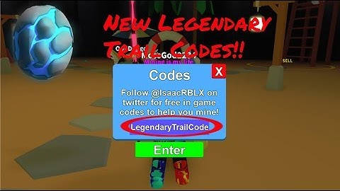 NEW LEGENDARY TRAIL CODES! || New Trails in Mining Simulator Roblox
