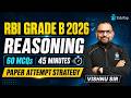How to Attempt Reasoning in the RBI Grade B 2026 Phase 1 Exam?
