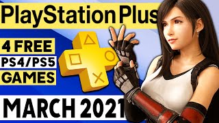 PS Plus FREE PS4/PS5 Games March 2021 Revealed - The Best Month EVER!? (PlayStation Plus Free Games)