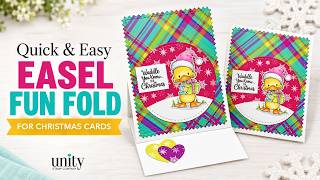 The Easiest Fun Fold Christmas Card (A Stand-Up Easel)