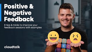Giving positive \& negative feedback at work (+ 8 tips \& trick with examples)
