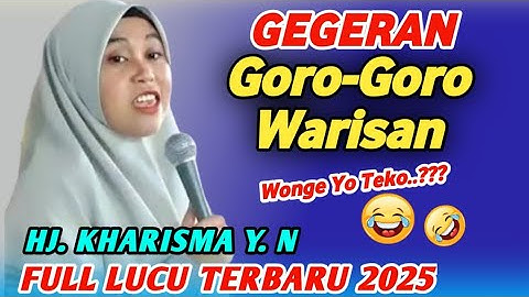 🔴LIVE PENGAJIAN LUCU HJ KHARISMA YOGI NOVIANA FULL TERBARU 2025~GORO-GORO WARISAN ~ DAGANGAN MADIUN