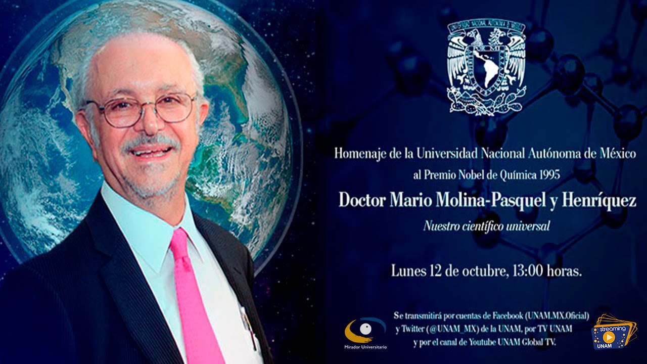 Homenaje al Doctor Mario MolinaPasquel Henriquez “Nuestro Científico Universal” YouTube Homenaje al Doctor Mario MolinaPasquel Henriquez “Nuestro Científico Universal” YouTube