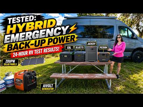 Hybrid Emergency Back-up Power: Generator Vs Power Stations | 24-hour Real-world Test