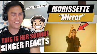 Morissette - Mirror (visualizer / lyric video) | SINGER REACTION