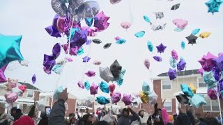 Balloons released in memory of murdered 14-year-old Indianapolis girl