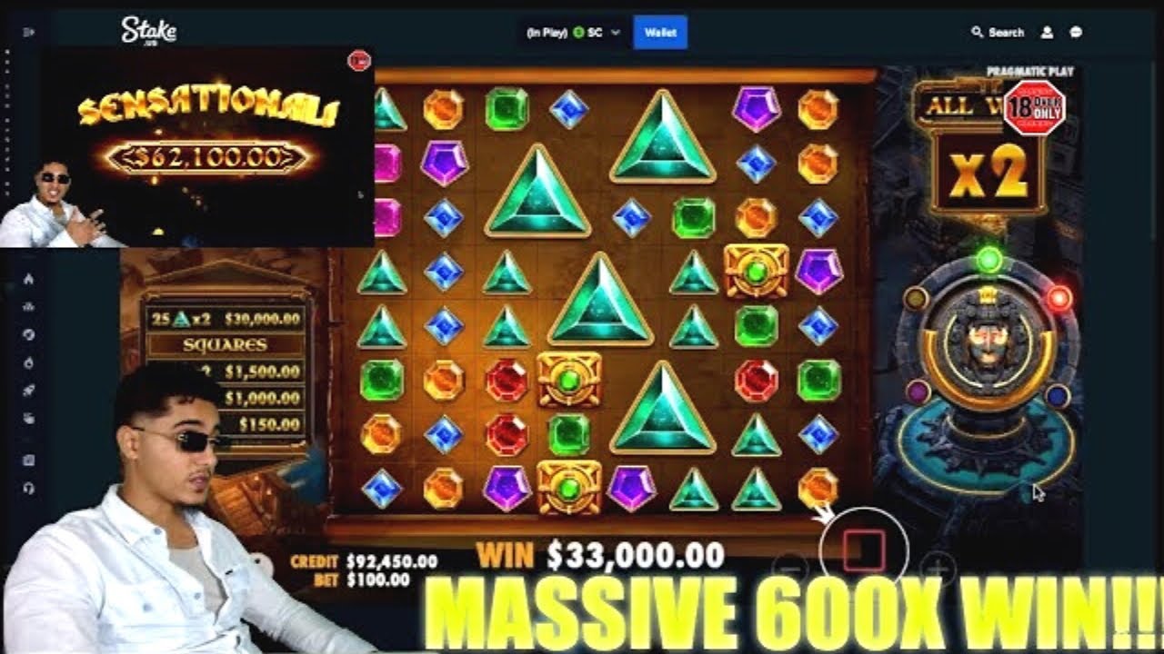 600X Gems Bonanza win MAX SQUARES SQUIRTS!!!