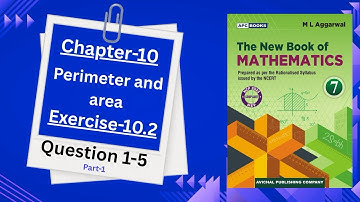 Exercise 10.2 (Question 1-5) Perimeter and area part-1 Chapter 10 Class-7 ML Aggarwal NCERT CBSE