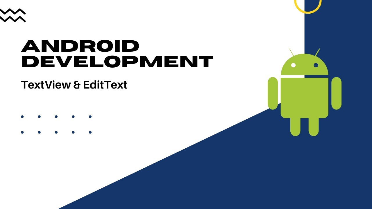 Android Development Series | TextView & EditText - YouTube