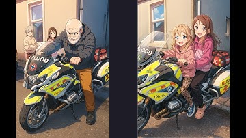 NERVS Blood Bike CHELLE - R5/6 - MOSSTODLOCH to PORTGORDON ( via BUCKIE )