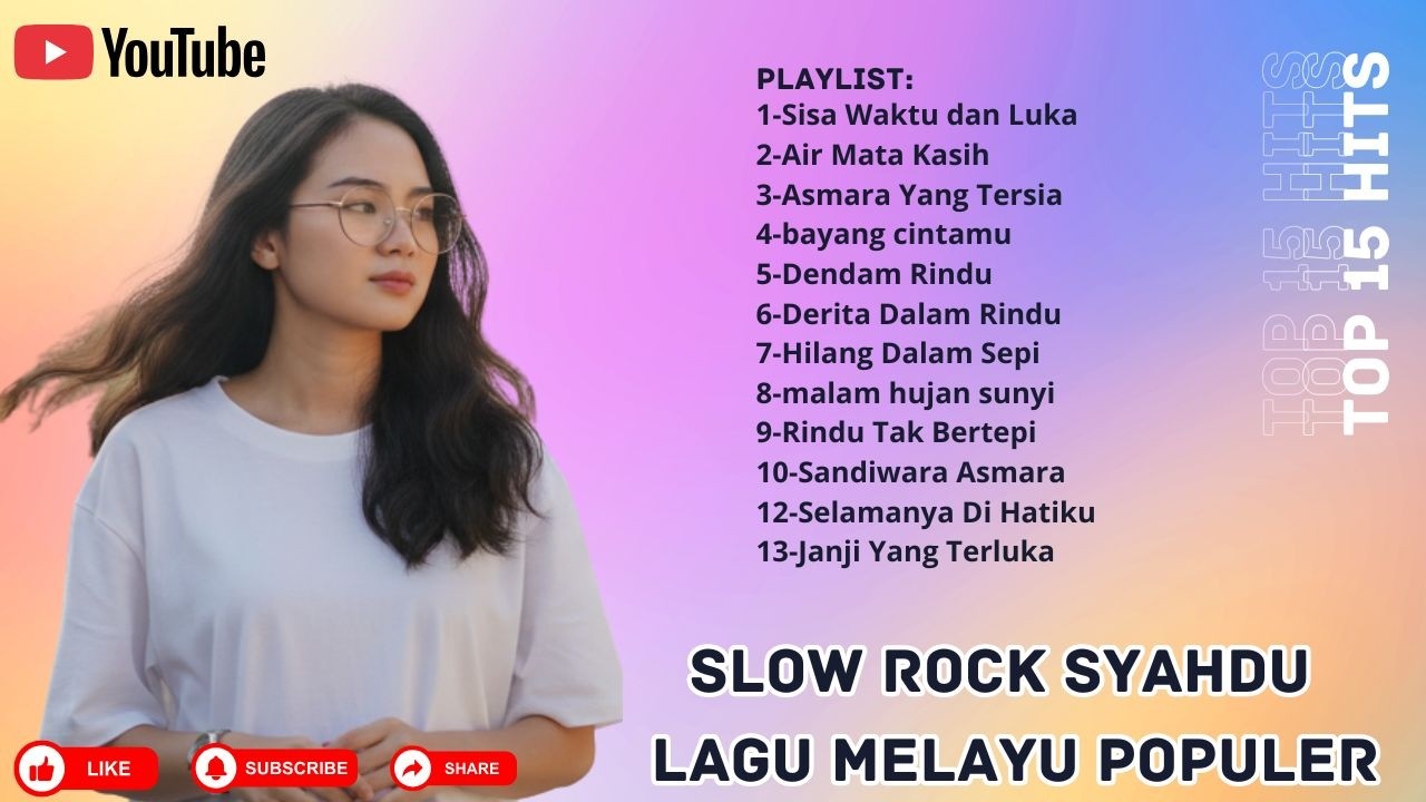 Tembang Kenangan Slow Rock Malaysia 80an & 90an 💔 Lagu Lama Penuh Memori Cinta