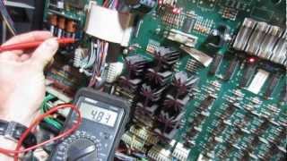 1993 Bally Williams Popeye wpc pinball repair. Game resets with flippers