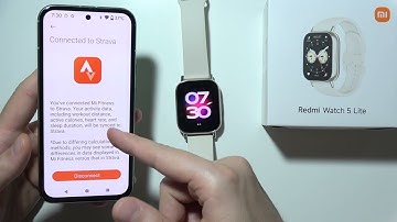 Redmi Watch 5 Lite: verbinding maken met de Strava-app