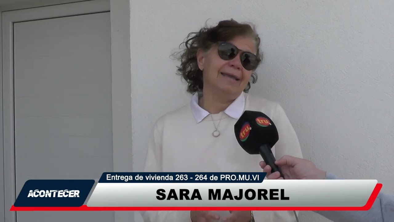 Marcos Juárez: Entrega de viviendas por parte del municipio