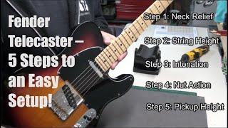 How to Set Up a Fender Telecaster in 5 Easy Steps!