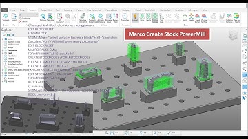 Marco create Multi stock in PowerMill