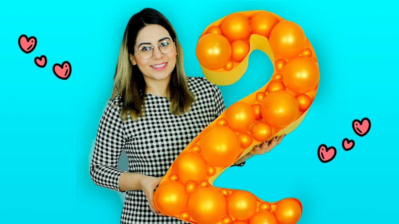 Decorar con Letras Mosaico Balloons  Globos, Letras de cartón, Letras en 3d