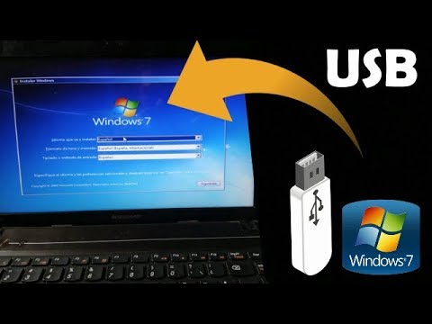 Video: Cómo instalar Windows 7 usando una unidad flash