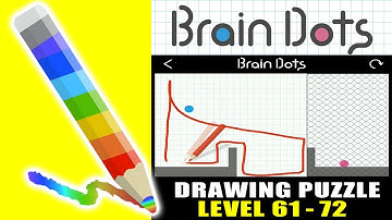 Brain Dots - Draw and Solve : Level 61-72 ios Gameplay