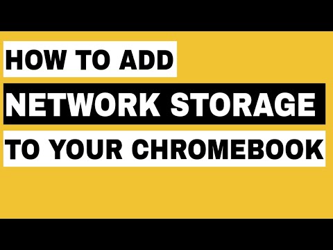 How to add Network Storage to your Chromebook - Network Attached Storage (NAS)