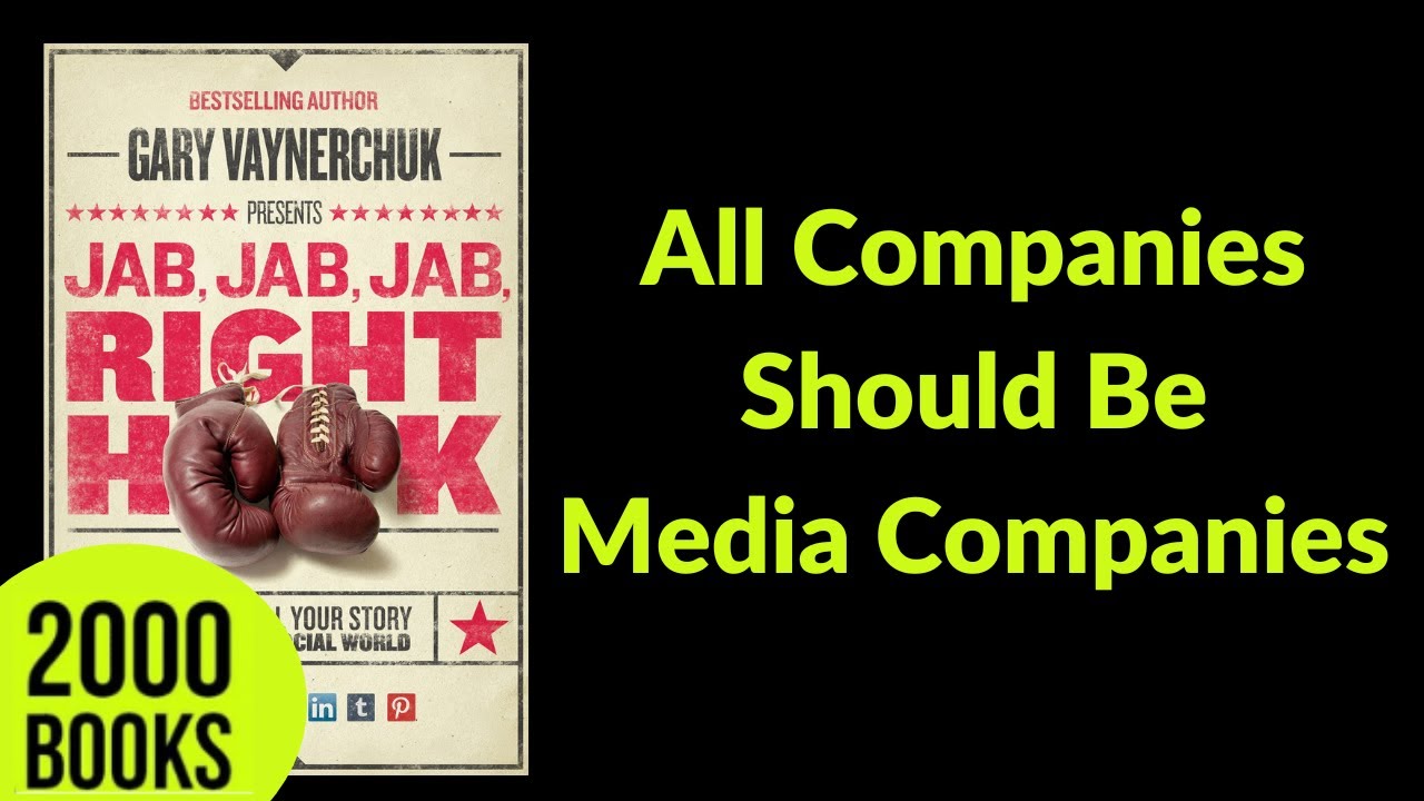 All Companies should be Media Companies Jab Jab Jab Right Hook Gary