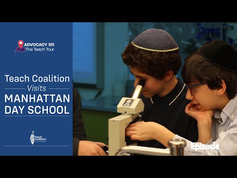 Teach Coalition Visits Manhattan Day School