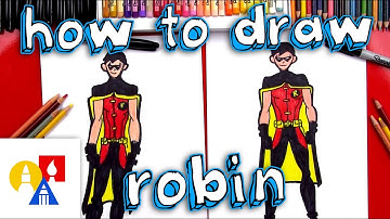 How To Draw Robin From Young Justice