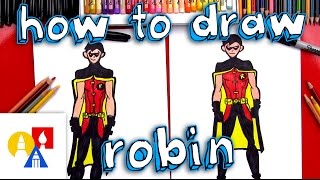 How To Draw Robin From Young Justice