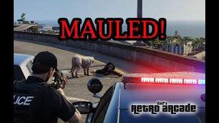 LSPDFR - Poor guy mauled my Mountain Lion on Freeway