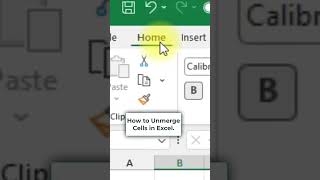 How To Unmerge Cells In Excel excel