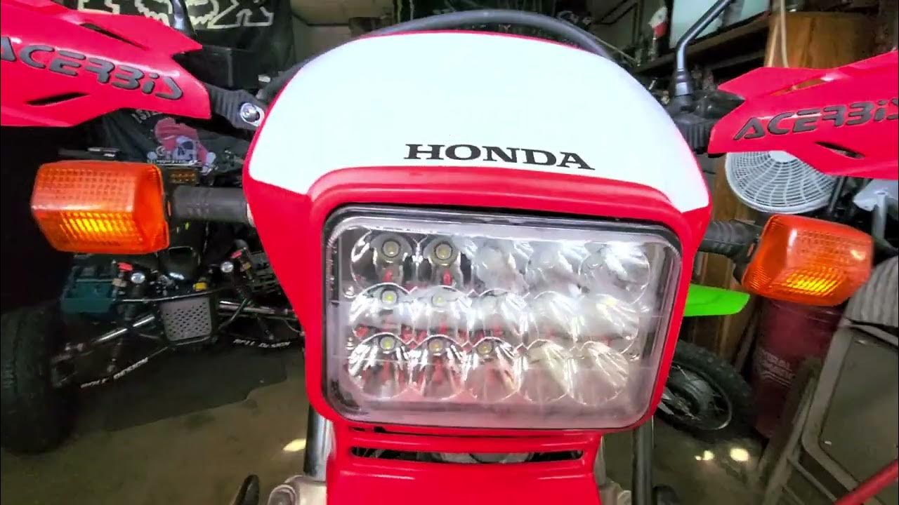 XR650L LED headlight Upgrade YouTube