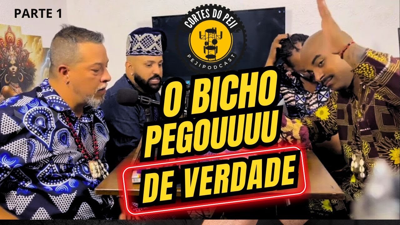 O Bixo pegouuuuu mesmo neste Podcast #orixas #podcast #entrevista #candomblé