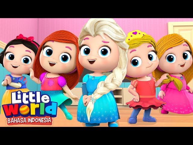 Apa yang Dilakukan Jill Kalau Menjadi Putri? | Kartun Anak | Little World Bahasa Indonesia class=