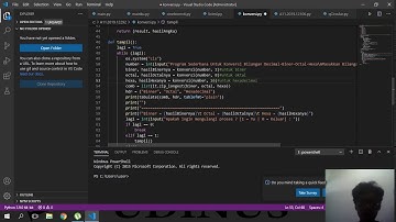 PROGRAM KONVERSI BILANGAN DESIMAL KE BINER,OKTAL,HEXA DALAM PYTHON!!!