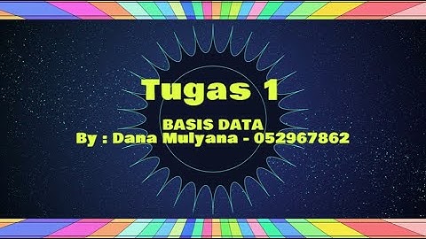 Tugas 1 Basis Data: Membuat ERD Studi Kasus Perguruan Tinggi (Yed Graph Editor) - Dana Mulyana