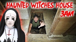 3AM CHALLENGE IN THE HAUNTED WITCH HOUSE! I GONE WR0NG CAUGHT ON CAMERA | MOE SARGI