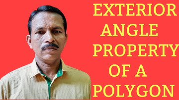 EXTERIOR ANGLE PROPERTY OF A POLYGON (GEOGEBRA)