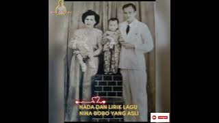 NADA DAN LIRIK LAGU NINA BOBO VERSI JAMAN BELANDA