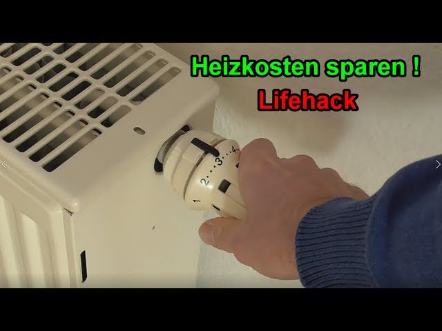 Heizkosten / Energie sparen durch Heizkörper Lüfter - DIY Tipps Anleitung -  Energiespartipps 