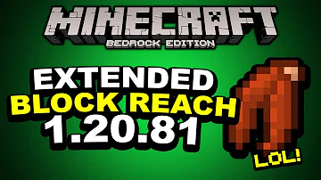 EXTENDED REACH BUG? Minecraft Bedrock Edition 1.20.81 Hotfix!