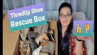 ThredUp Rescue Box Womens Shoes Unboxing to Resell On Poshmark Ebay and Mercari
