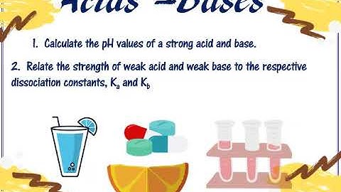 SK015 - Topic 7.1 - Acids and Bases (Part 2) - Chemistry Matriculation SES Semester 1
