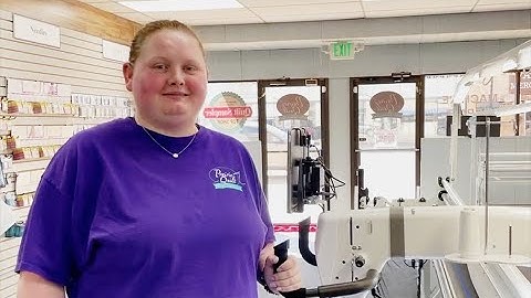 Threading the Amara Long Arm Quilting Machine by Handi Quilter