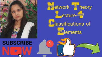 active and passive elements in electrical engineering|linear|nonlinear|unidirectional|bidirectional