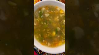Heathy manchow soup recipe at home ?shorts youtubeshorts soup manchowsoup vegsoup foodshorts