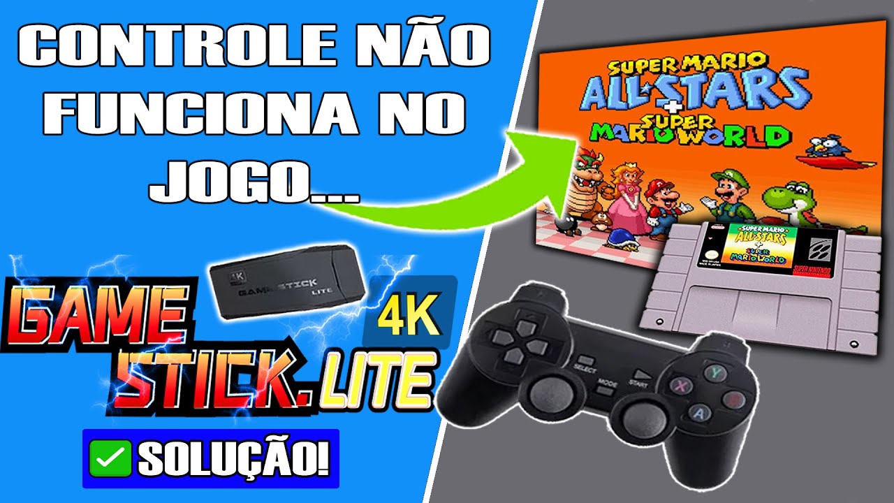 Jogando Super Mario Bros 3 com o Game Stick Lite 