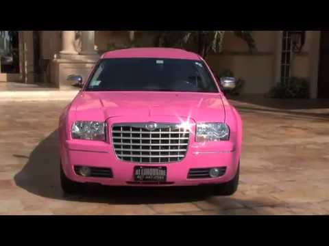 Pink Chrysler Limo - Limousine Rentals - Price 4 Limo