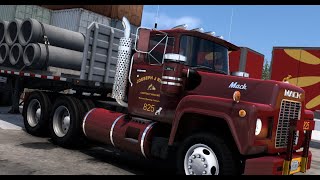 American Truck Sim [ Realistic Driving ] [ Rocky MT NC - Grenada MS ] [ Mack R]